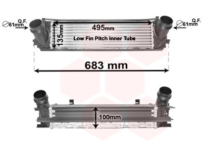 VAN WEZEL Интеркулер 06004465